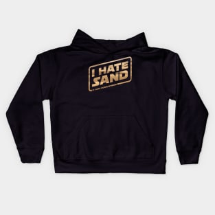 I hate sand Kids Hoodie